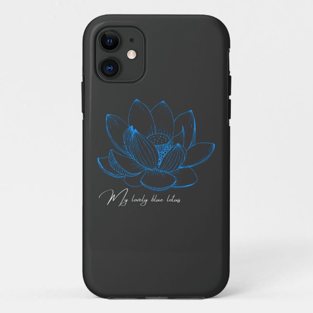 Blue Louts iPhone / iPad case (Rückseite)