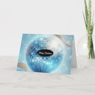 Blue Luminity Disco Ball Weihnachten
