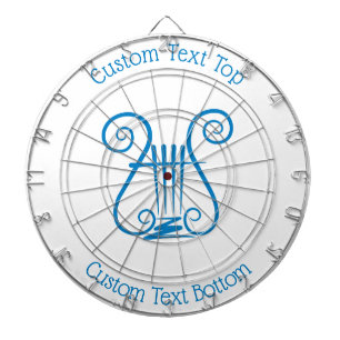 Blue Lyre Dartscheibe
