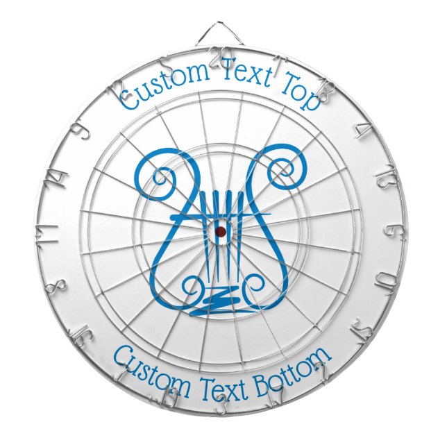 Blue Lyre Dartscheibe (vorne)