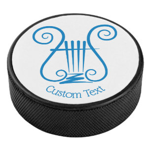 Blue Lyre Eishockey Puck