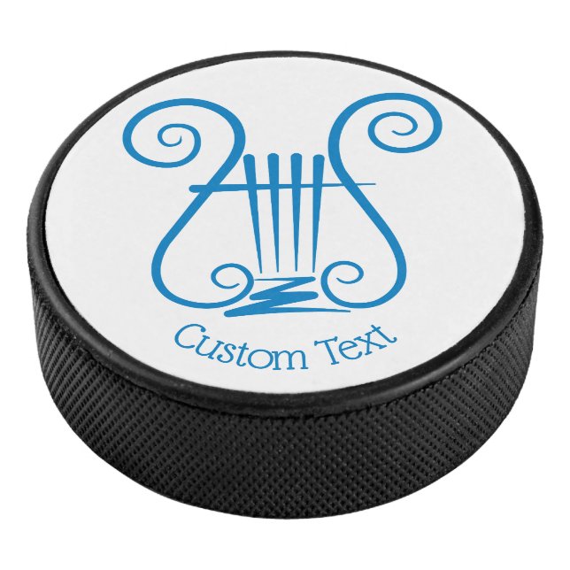 Blue Lyre Eishockey Puck (3/4)