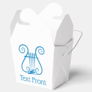 Blue Lyre Geschenkschachtel