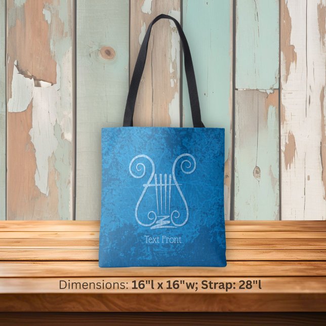 Blue Lyre Hintergrund Tasche (Von Creator hochgeladen)