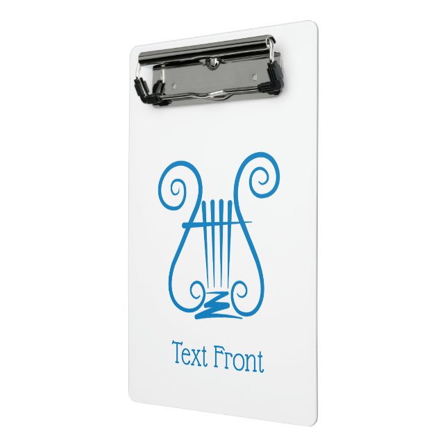 Blue Lyre Mini Klemmbrett (Gewinkelt2)