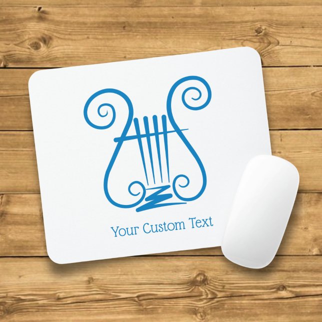 Blue Lyre Mousepad (Von Creator hochgeladen)