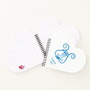 Blue Lyre Notizbuch