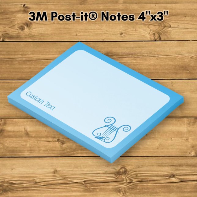 Blue Lyre Post-it Klebezettel (Von Creator hochgeladen)