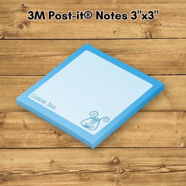 Blue Lyre Post-it Klebezettel (Von Creator hochgeladen)