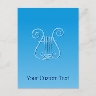 Blue Lyre Postkarte