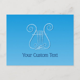 Blue Lyre Postkarte