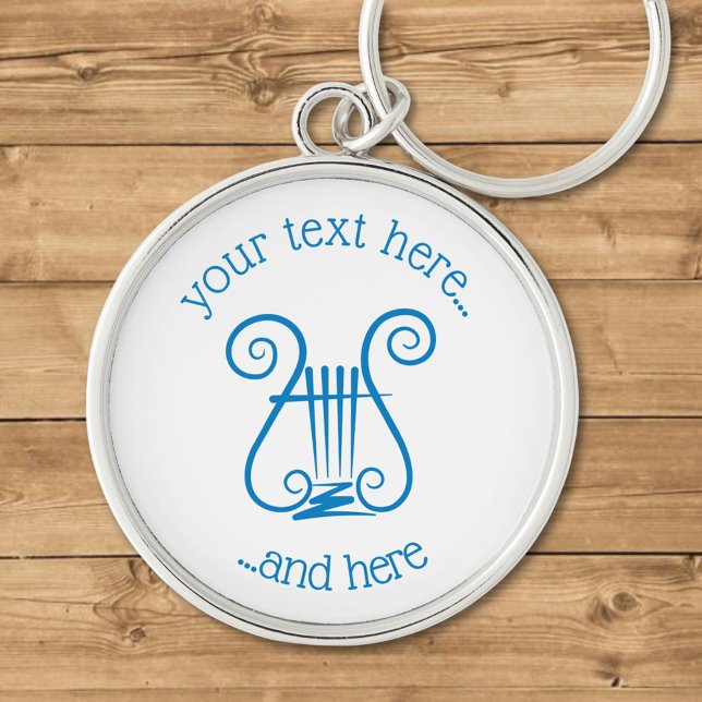Blue Lyre Schlüsselanhänger (Von Creator hochgeladen)