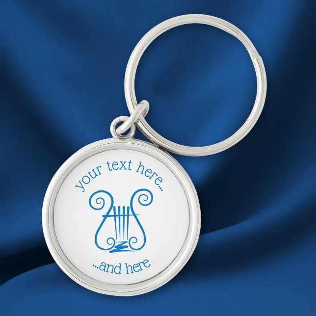 Blue Lyre Schlüsselanhänger (Von Creator hochgeladen)