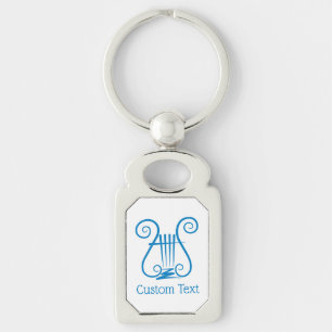 Blue Lyre Schlüsselanhänger