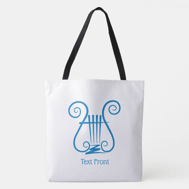 Blue Lyre Tasche (Vorderseite)