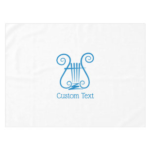 Blue Lyre Tischdecke