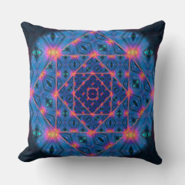 Blue Machine Eyes Kissen