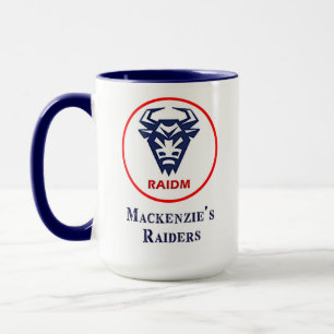 Blue Mackenzie's Raiders 15oz Tasse