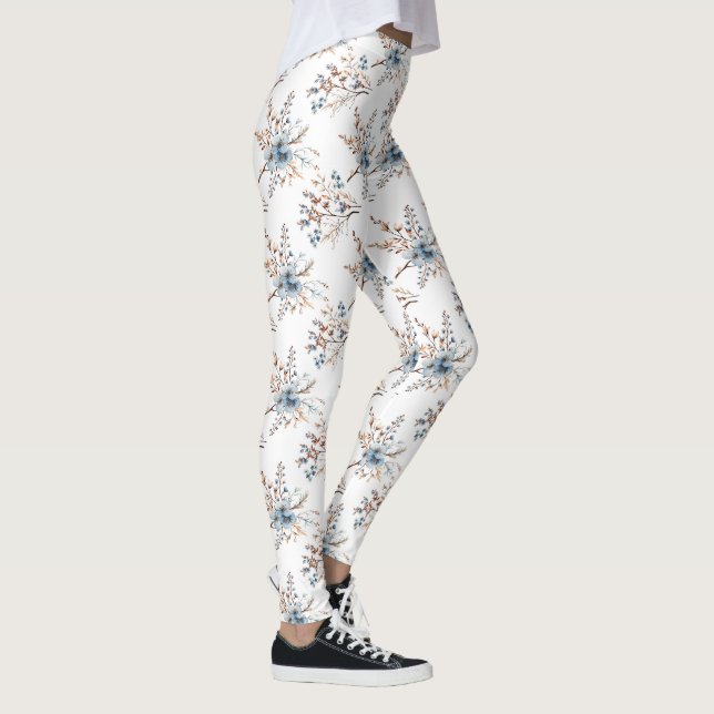 Blue Magnolia Leggings (Rechts)