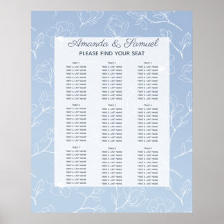 Blue Magnolia Poster