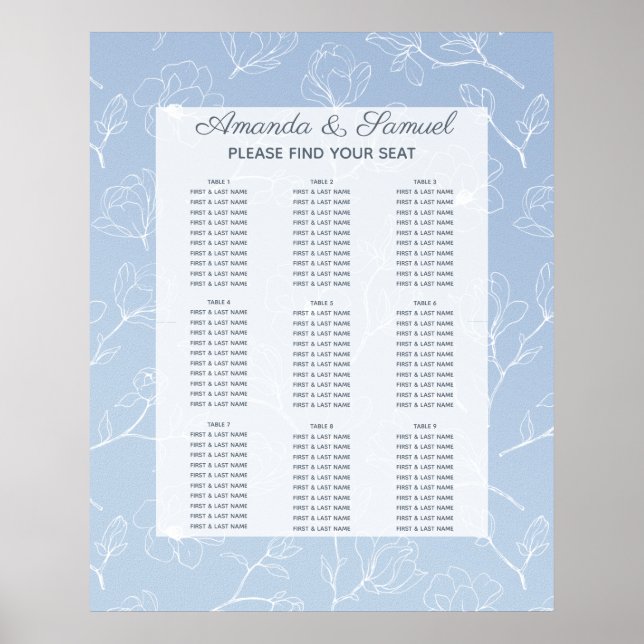 Blue Magnolia Poster (Vorne)