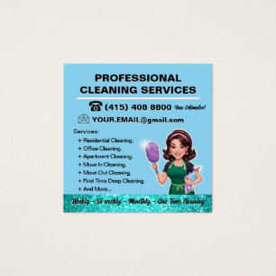 Blue Maid Janitorial Lady Reinigungsservice