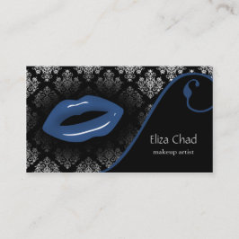 Blue Makeup artist Business Cards Visitenkarte