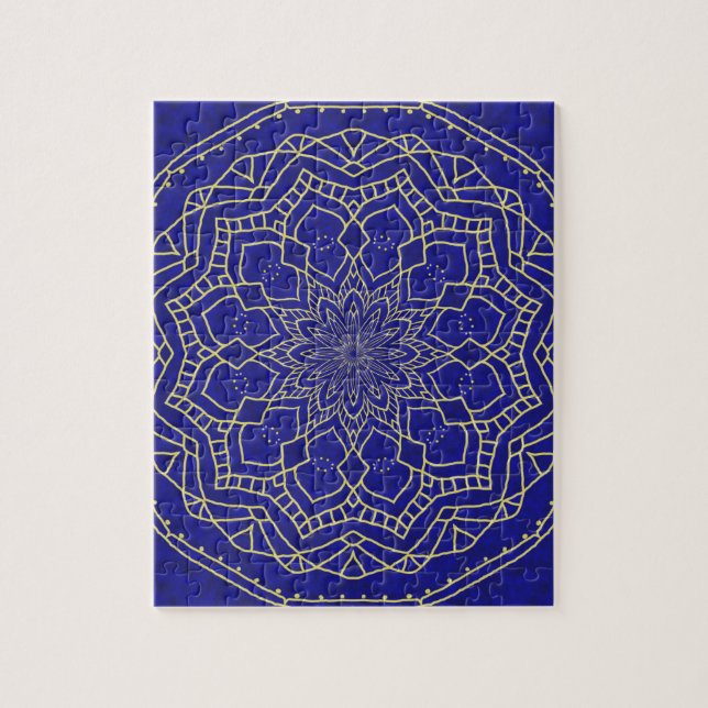 Blue Mandala (Vertikal)