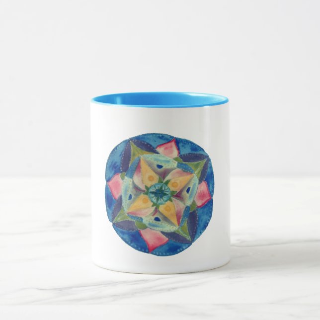 Blue Mandala Combo Tasse (Zentrum)