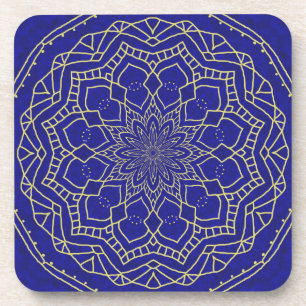 Blue Mandala Untersetzer
