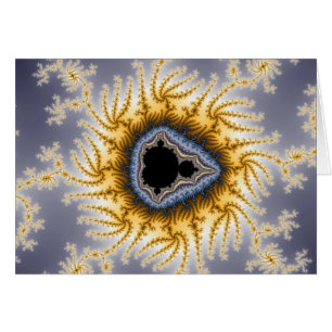 Blue Mandelbrot - Fraktal Card