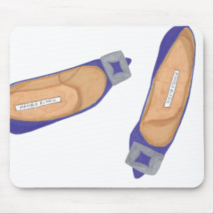 Blue Manolos Mousepad