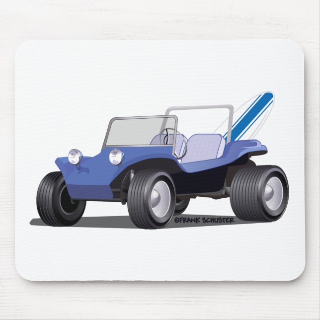 Blue Manx Mousepad (Vorne)