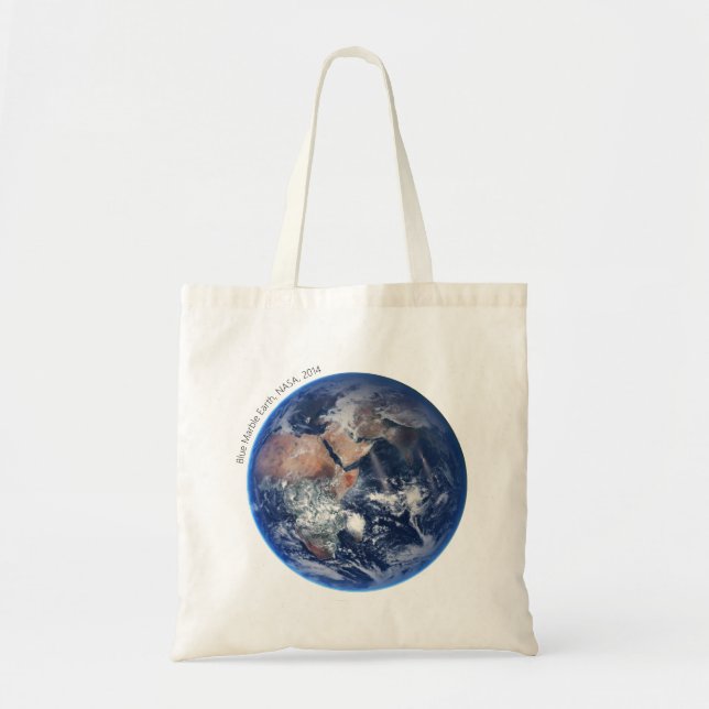 Blue Marble Earth, 2014 Satellite Photograph Tragetasche (Vorne)