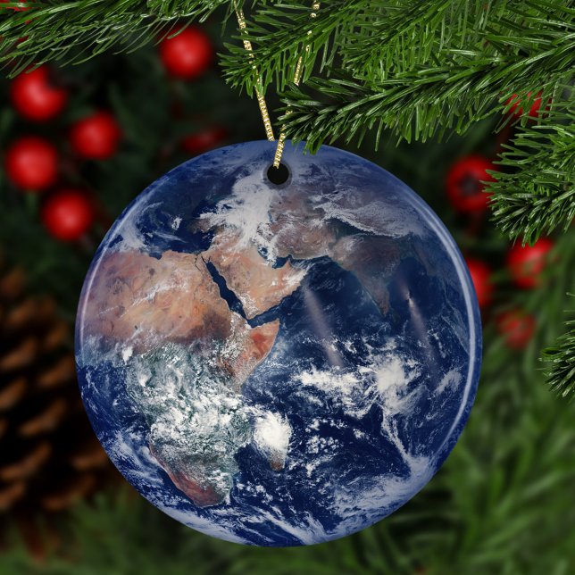 Blue Marble Earth, Satellitenbild 2014 Keramik Ornament (Von Creator hochgeladen)