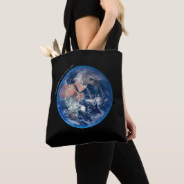 Blue Marble Earth, Satellitenbild 2014 Tasche