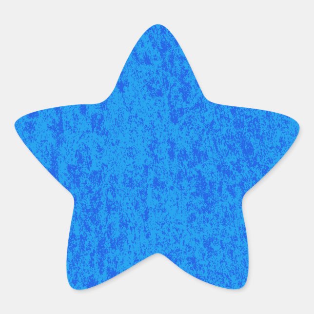 Blue Marble Star Sticker (Vorderseite)