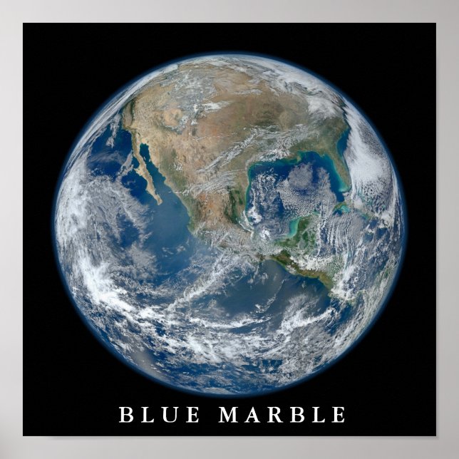Blue Marble West Poster (Vorne)