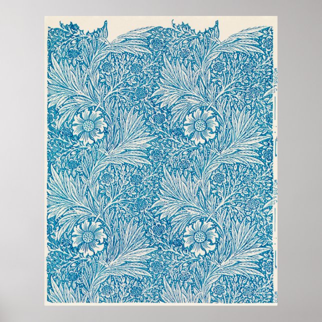 Blue Marigold Poster (Vorne)