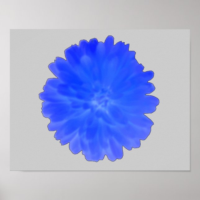 Blue Marigold Poster (Vorne)