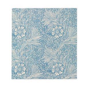 Blue Marigolds (by William Morris) Notizblock