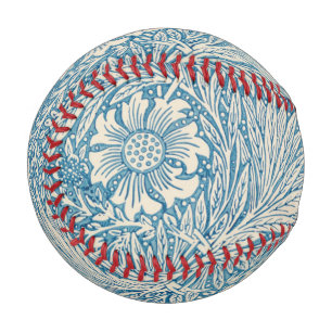 Blue Marigolds (von William Morris) Baseball