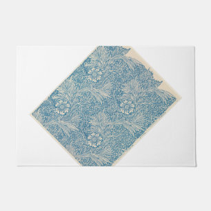 Blue Marigolds (von William Morris) Fußmatte