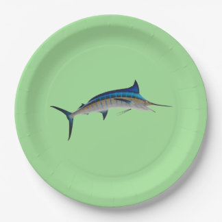 Blue Marlin Fish Pappteller