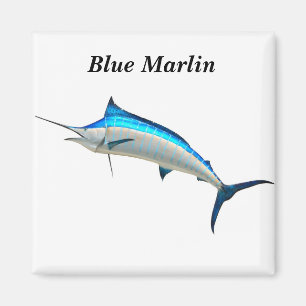 Blue Marlin Game Fish Magnet