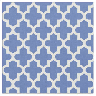 Blue marokkanische Print Stoff