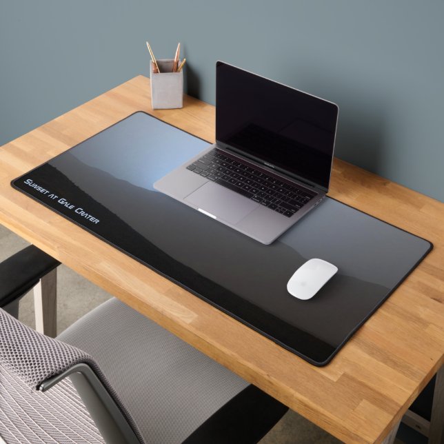 Blue Martian Sunset Schreibtischunterlage (Büro 2)