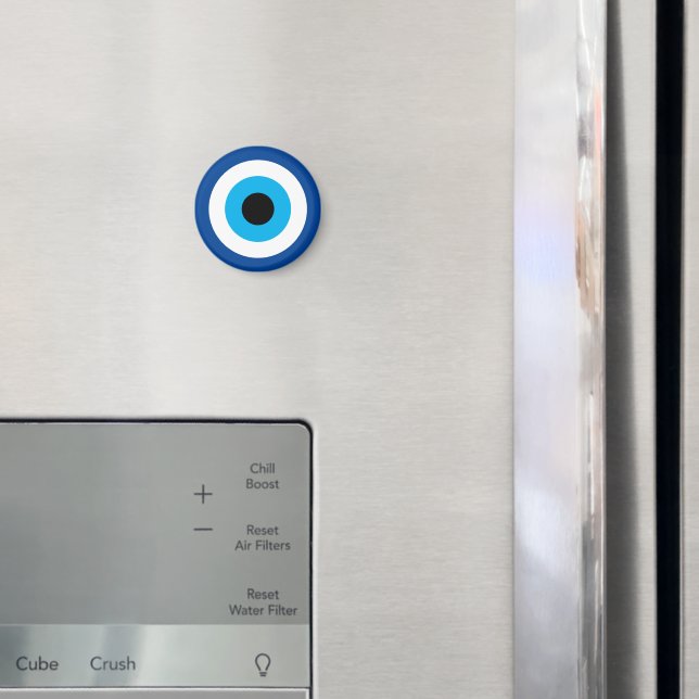 Blue Mati Evil Eye Glück & Schutz Symbol Charme Magnet (In Situ (Kühlschrank))