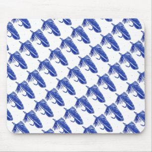 "Blue Matuka - gekocht" Classic Trout Fly Mousepad