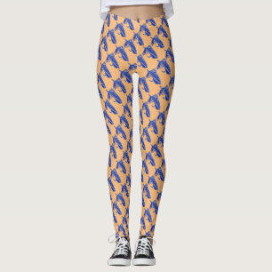 Blue Matuka Streamer Fliegenfischen, Fliegenfliege Leggings